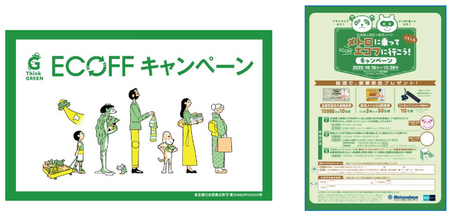 プレスリリース「東京メトロ×松坂屋上野店「メトロに乗ってエコフに行こう！キャンペーン」を実施します」のイメージ画像