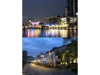 「天王洲 水辺のライトアップ2018」水辺とアートの街“天王洲”が、ライトアップとイルミネーションに包まれる。
