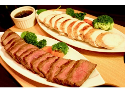 【ヘルシーステーキ食べ放題が1290円！】肉食女子がうれしい「ヘルシー美味しい」を合言葉に、低脂肪低カロリーのヘルシー肉祭り！