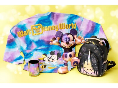 ウォルト・ディズニー・ワールド・リゾート50周年グランドフィナーレを彩るコレクション「Walt Disney World 50th Celebration」がディズニーストアで1月10日(火)より発売