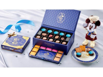 ディズニーストアとゴディバの共同制作によるオリジナルチョコレートが初登場！ショコラティエ姿のミッキーをデ...