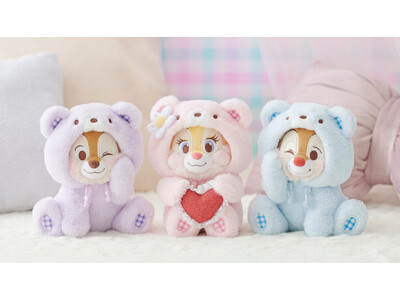 4月2日はチップとデールのお誕生日！くまのパジャマに身をつつんだキャラクターに癒やされる新コレクションをディズニーストアで3月13日（金）より順次発売