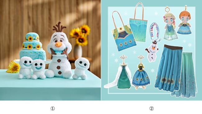 プレスリリース「短編アニメーション『アナと雪の女王／エルサのサプライズ』をモチーフにした爽やかなカラーの新コレクションをディズニーストアで4月17日(金)より順次発売」のイメージ画像