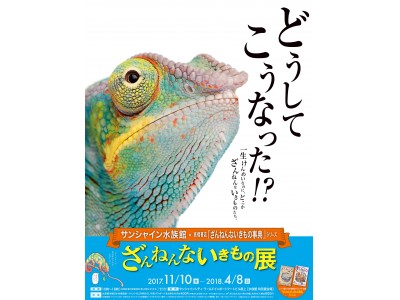 シリーズ累計100万部を突破した人気書籍とコラボレーションした特別展「サンシャイン水族館×高橋書店『ざんねんないきもの事典』シリーズ　ざんねんないきもの展」開催