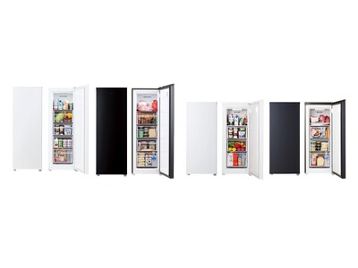国内最多※1の冷凍庫ラインナップを展開するハイアール、107L、87Lのスリムな前開き式冷凍庫を発売