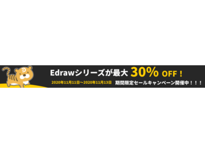 ベクタードローソフト等の『エドラシリーズ ３日間限定セール！』|　Wondershare Edraw