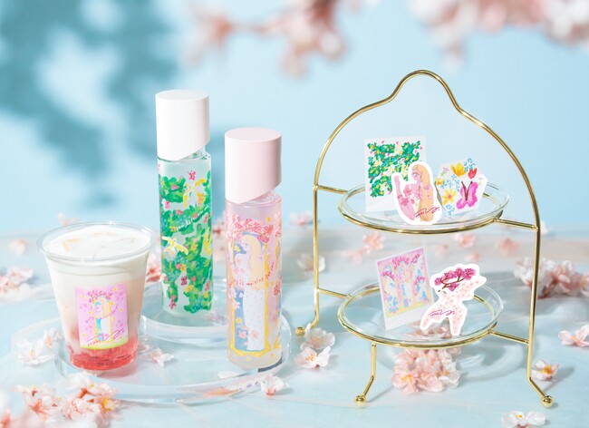 好評開催中！「SAKURA ART EVENT」第二弾が3月20日(金)より開始！YUUKI さんとコラボした限定デザインボトルを『SKINCARE LOUNGE BY ORBIS』にて期間限定発売