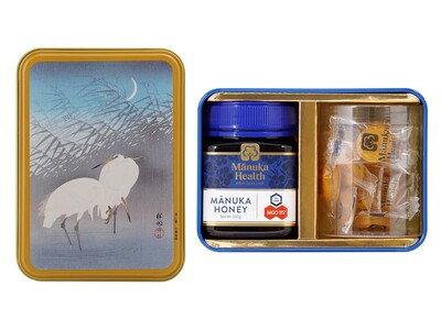 東京国立近代美術館 限定ギフト「＜マヌカヘルス＞ 月に鷺 マヌカハニーMGO115＋・マヌカハニーキャンディ（レモン）セット」数量限定販売中
