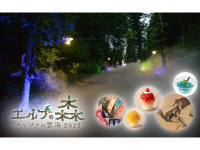 雲海が広がる魔法の森「エルフの森-メッツァの雲海 2025-」メッツァの天然資源をアップサイクルした循環...