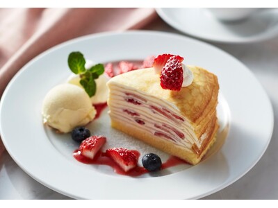 旬のいちごを贅沢に使用したスイーツが登場！