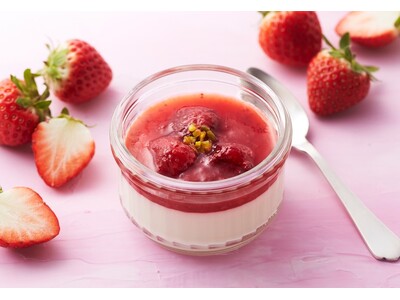 “春限定”の甘酸っぱくミルキーな味わいの一品　「いちごのレアチーズケーキ」新登場