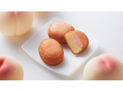 【洋菓子メーカー モロゾフ】とろける甘さと白桃の豊かな香りに癒される、2層仕立ての「清水白桃のケーキ」新発売