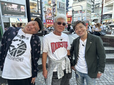 Vシネマの帝王・小沢仁志が大阪・アメ村に降臨！メッセ黒田＆くっきー！とクセ強おっさん揃い踏み