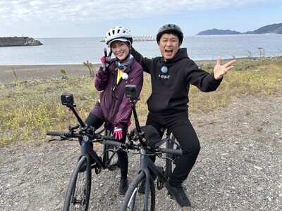 鈴木杏樹＆ますだおかだ増田が和歌山・紀中を自転車旅！絶景・グルメ・歴史満載の『チャリキシャ』第15弾