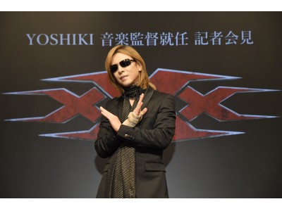 YOSHIKIトリプルX最新作「xXx 4」音楽監督就任の記者会見を開催、さらにTVシリーズのプロデューサー就任と、映画へのカメオ出演決定