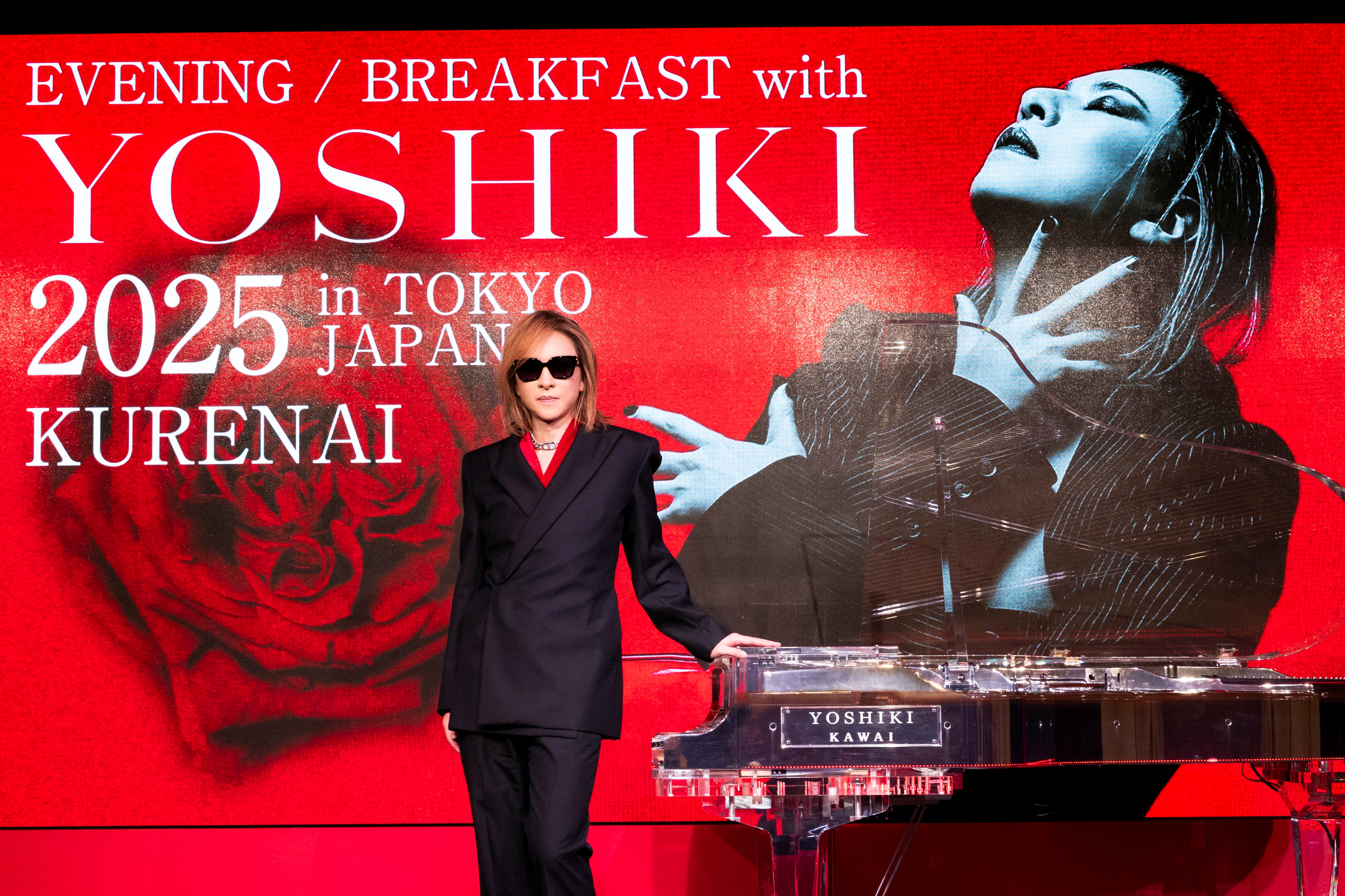 YOSHIKI 世界一豪華なディナーショー開催決定　ディナーショー史上最高額 1 席 100 万円の超プレミアム席が登場