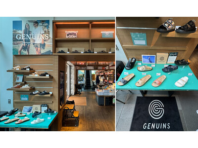 スペイン発フットウェアブランド「GENUINS」が日本での本格展開を記念し、「代官山 蔦屋書店」にPOP UPをオープン！