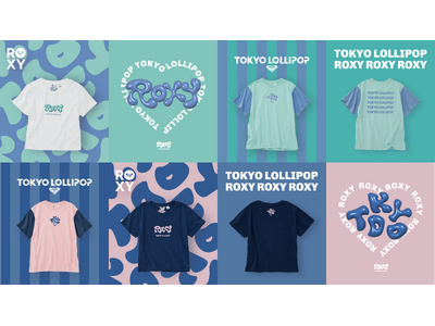 ROXY × TOKYO LOLLIPOPコラボTシャツが7月23日発売