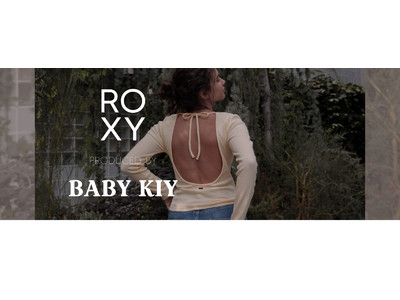 ROXYがシンガーソングライターBABY KIYとのコラボレーション第3弾を本日（9/23）より発売開始。