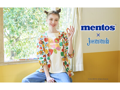 スペイン発ファッションブランド「Jocomomola（ホコモモラ）」mentos(R)との気分の弾むポップなコラボレーションアイテム登場