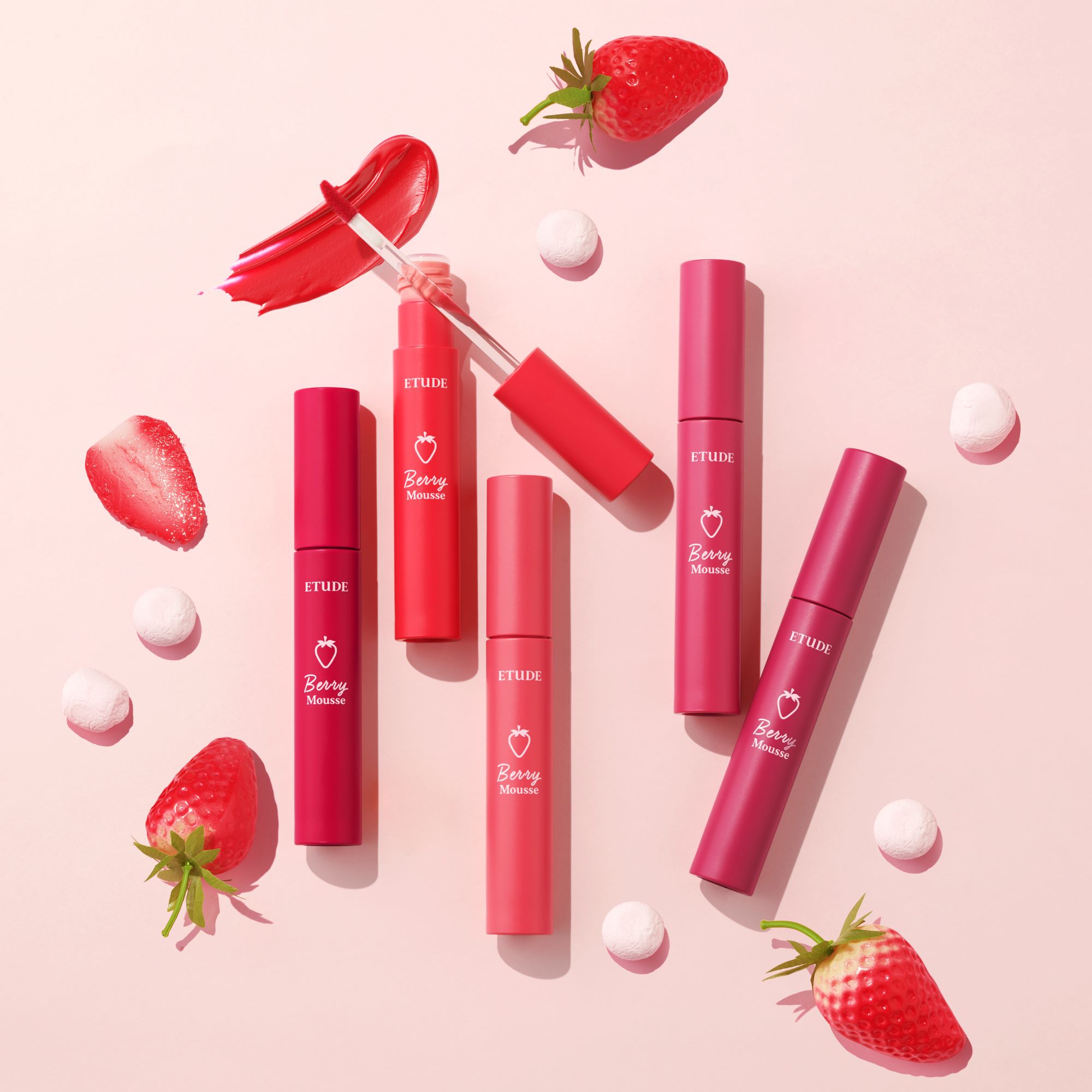 ふんわりムースが軽やかに広がる、甘酸っぱベリーリップ　Berry Mousse Tint『ベリームースティント』2020年6月5日 発売予定