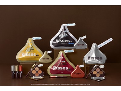 幸せほころぶ甘いフレーバー とろけるような濃厚ブラウン　ETUDE × HERSHEY’S KISSES『キスチョコレートコレクション』　2021年2月1日 数量限定発売予定