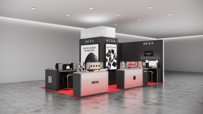 韓国・ソウル発のラグジュアリーメイクアップブランド「HERA（ヘラ）」が、伊勢丹 新宿店で新商品「クァッドアイカラー N」を先行販売するポップアップショップを展開