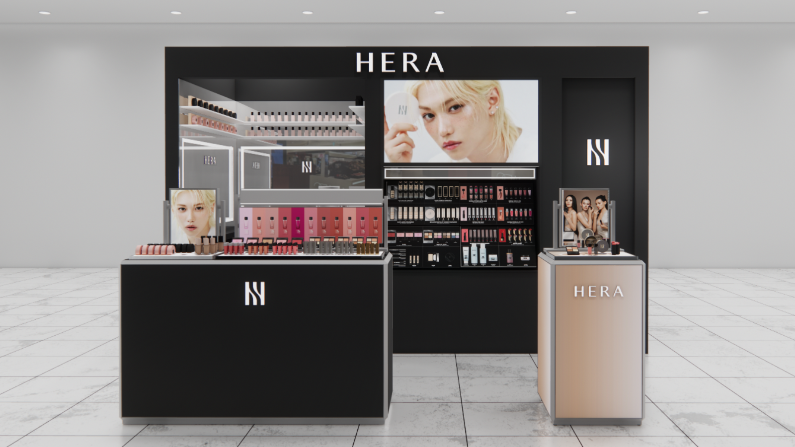 韓国・ソウル発のラグジュアリーメイクアップブランド「HERA(ヘラ)」が、博多阪急にカウンターをオープン