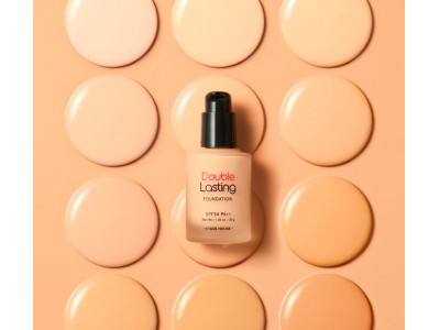 24時間*崩れにくい、自信に満ちた肌Double Lasting Foundation『ダブルラスティング ファンデーション SPF34/PA++』全12色2,000円（税抜）2018年4月6日発売