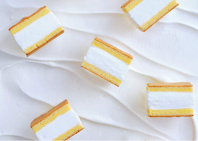 【マールブランシュから新商品のお知らせ】生クリームの美味しさを届けます。生乳ならではのコクのあるなめらかな 「ふんわり生クリームシフォンサンド」が大丸京都店リニューアルオープンと同時に登場