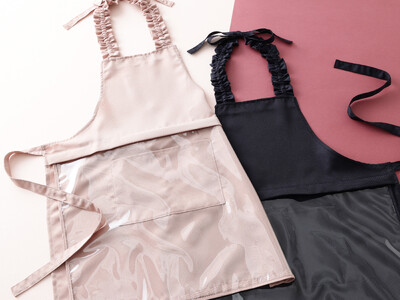 年末大掃除にむけて進化系エプロンが登場！“取り外せるビニールガード付き”エプロンを12月12日（金）より発売