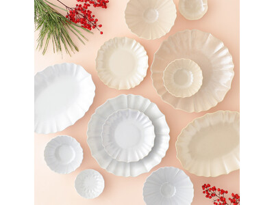 和食から洋食まで、煌びやかな年始の食卓を叶える新作和食器「美濃焼 結晶釉（けっしょうゆう）」シリーズを 12 月 12 日より発売