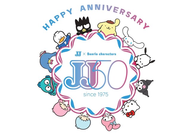 サンリオキャラクターズとコラボした「JJ50周年スペシャルPOP-UPストア」が博多で開催決定！