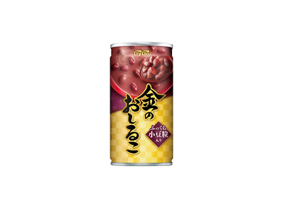 こだわりの“ふっくら小豆粒入り”「金のおしるこ」 リニューアルして発売！