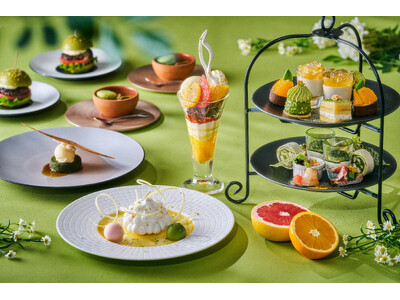 【品川プリンスホテル】絶景とともに愉しむ、初夏の香り『翠香る八女茶と柑橘が彩るアフタヌーンティー』を販売