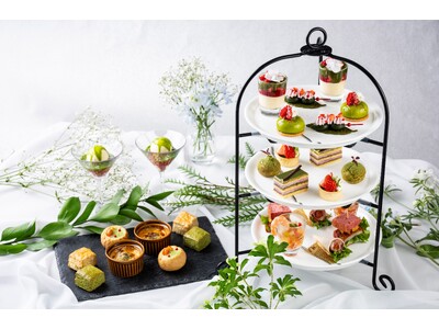 【グランドプリンスホテル新高輪】京都の老舗茶舗『福寿園』の抹茶と甘酸っぱいベリーが織りなす「抹茶とベリーのアフタヌーンティー」を初夏に開催