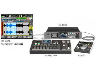 HS-4000 V3.00を正式リリース。編集作業の効率化を実現するWAVEFORM VIEW機能を追加。