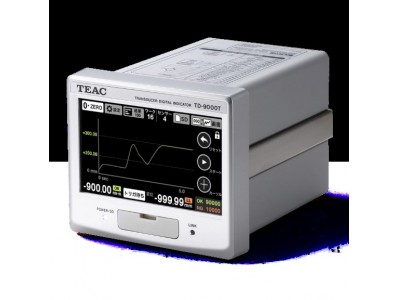 タッチパネル機能付き4.3型　ワイドカラー液晶搭載により、優れた視認性・操作性を実現　プレス・圧入装置向けロードセル用デジタル指示計 『TD-9000T』を発売