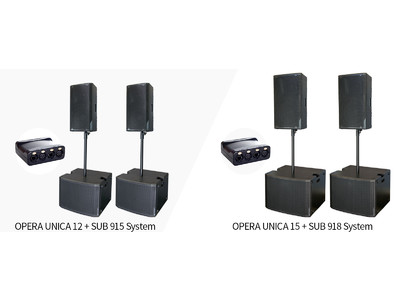 ライブ・イベントのスピーカーは、もう迷わない。スピーカーシステム バンドルセット『OPERA UNICA + SUB 900 System』発売開始