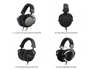 独beyerdynamic社の『T 1 2nd Generation』、『DT 880 PRO』、『DT 990 PRO』、『DT 880』の特別色を数量限定で発売