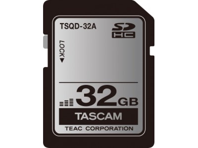 TASCAM　SDカードに32GBが新登