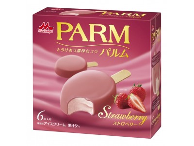甘酸っぱく香り豊かないちごの味わいが引き立つ「PARM(パルム)　ストロベリー（6本入り）」9月10日（月）より全国にて新発売