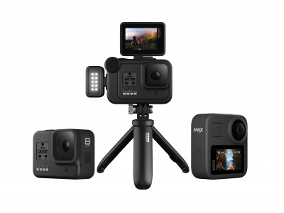 ＜GoPro＞カメラ、ライト、アクション! HERO8 BLACK、モジュラー、MAX が新登場