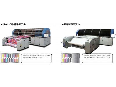  テキスタイル向けベルト搬送方式インクジェットプリンタ 高速レンジモデルTiger-1800B MkII販売開始のお知らせ