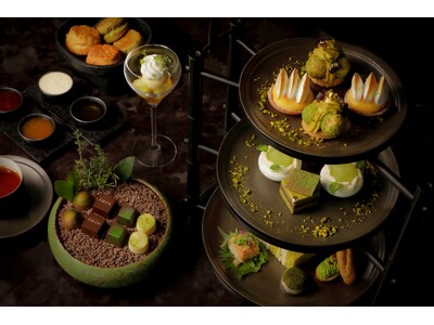 【アマン東京】「緑」の季節を楽しむ初夏のデザートメニューのご案内　『シェイド  オブ グリーン アフタヌ...