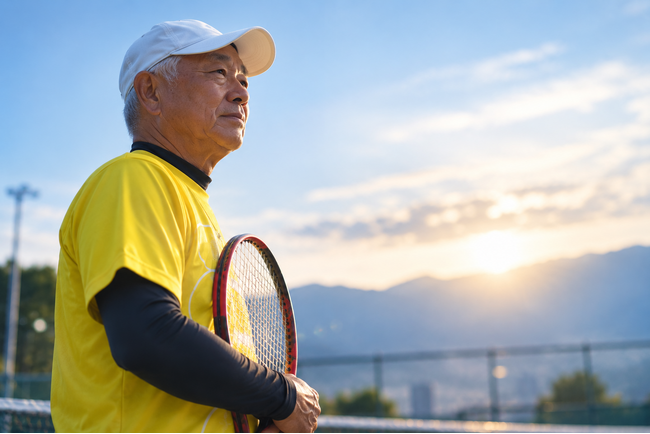 ユニバー神戸テニス倶楽部から今年も”JAPAN”へ。第88回 全日本ベテランテニス選手権に多数の選手が出場