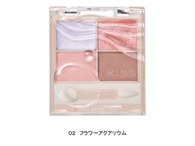 粘膜拡張カラーで、じゅわ盛り 粘膜ズームＥＹＥ透明感と高発色を両立したアイカラーパレットから、可憐で透明...