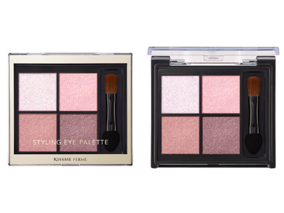 繊細ラメでうるんだような瞳を演出「スタイリングアイパレット」から透明感のある低温ピンクが数量限定登場