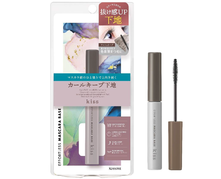 キス　エフォートレス　マスカラベース　全１色　２０２２年８月２５日（木）先行発売　２０２２年９月８日（木）全国発売