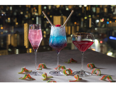 【スイスホテル南海大阪】プライド月間を祝福して、LGBTQ＋をテーマにしたカクテル3種を6月30日（金）までご提供